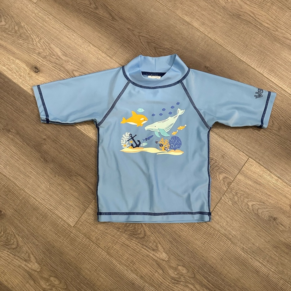 10/20$ UV SKINZ kids toddler ocean theme rashguard swim top size 4T